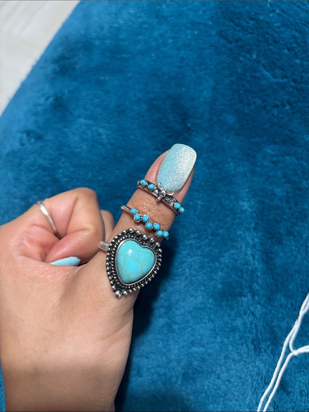 Turquoise Western jewelry bundle - Picture 2 of 8